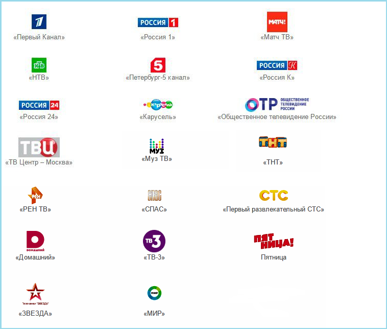 Телепрограмма на сегодня канал отр москва. Каналы НТВ СТС ТНТ. Список каналов цифрового телевидения. СТС ТНТ НТВ первый канал. Первый канал Россия 1 НТВ.